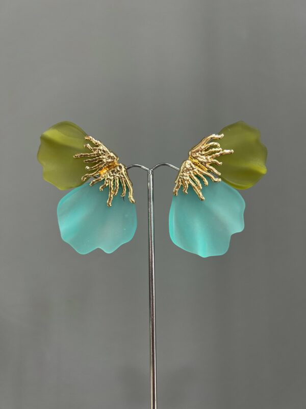 Pendientes Roma turquesa