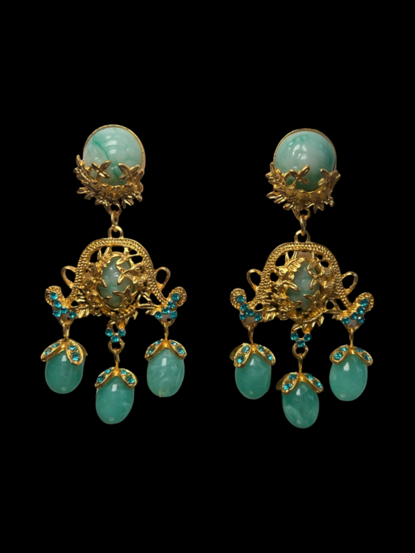 Pendientes turquesa