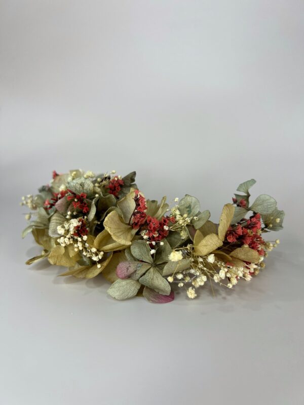 Tocado flores preservadas