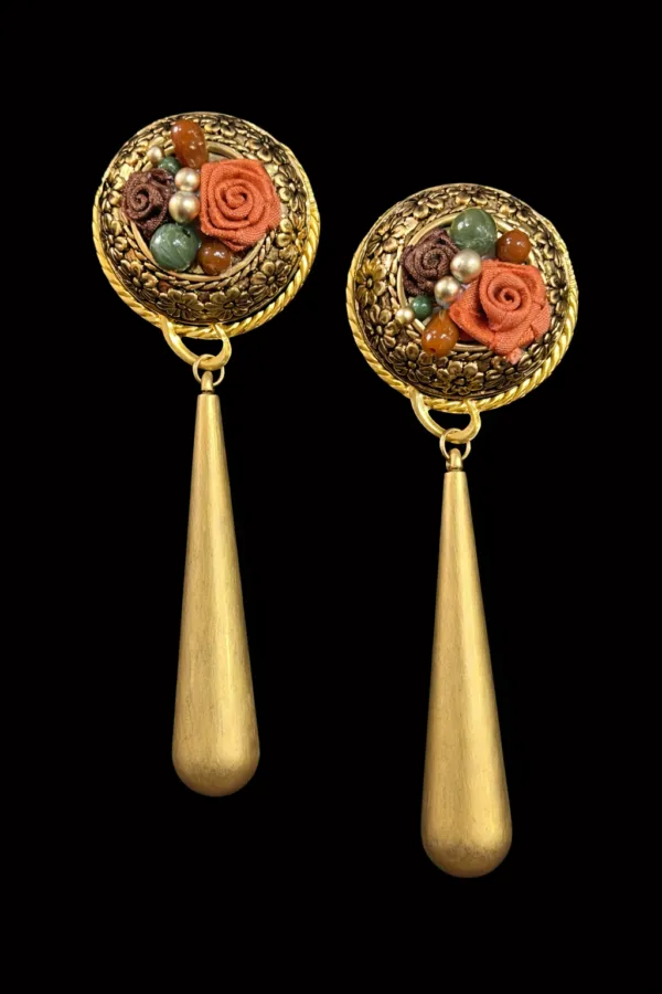 Pendientes lágrima terra